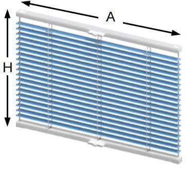 Configurator Aluminium Persienner  25 mm Luna summary
