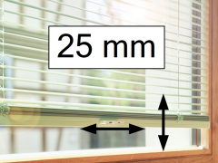 001-LUNA 25 mm Fyrkant