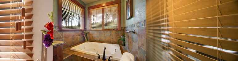 horisontal bamboo blinds